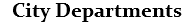 City Departments